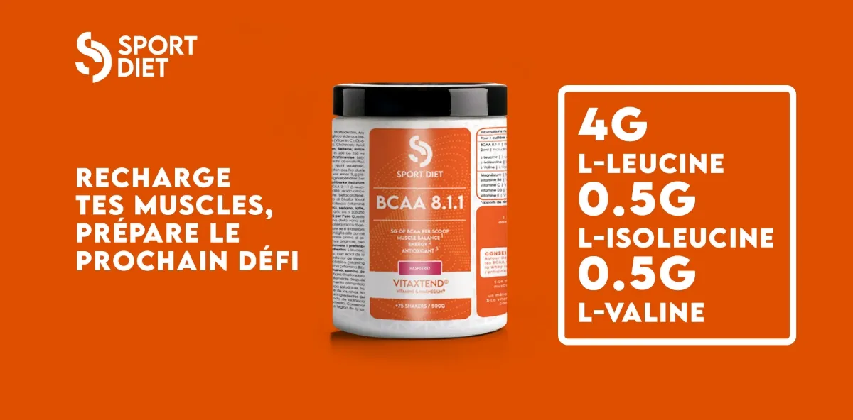 Sportdiet BCAA 8.1.1 VitaXtend Leucine L-Isoleucine L-Valine