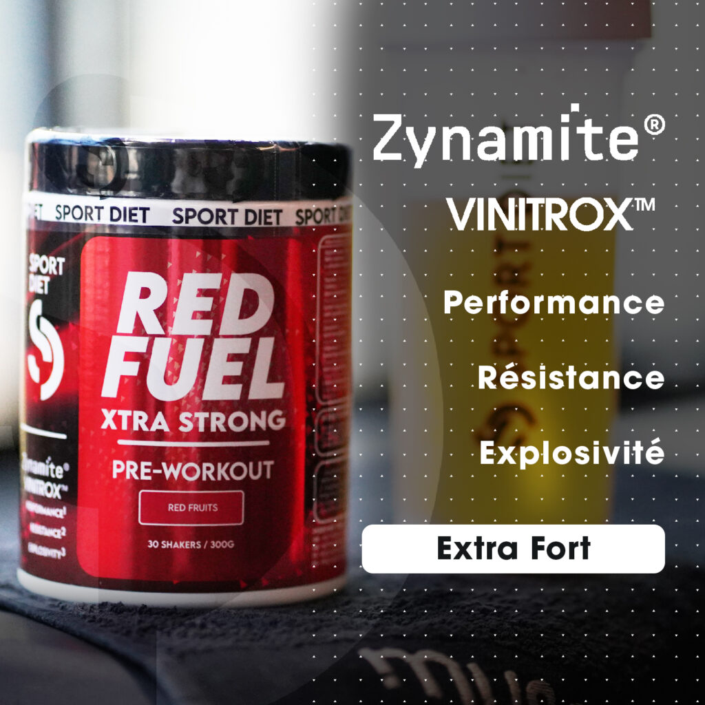 Sport Diet Red Fuel Pré Workout avec Zynamite