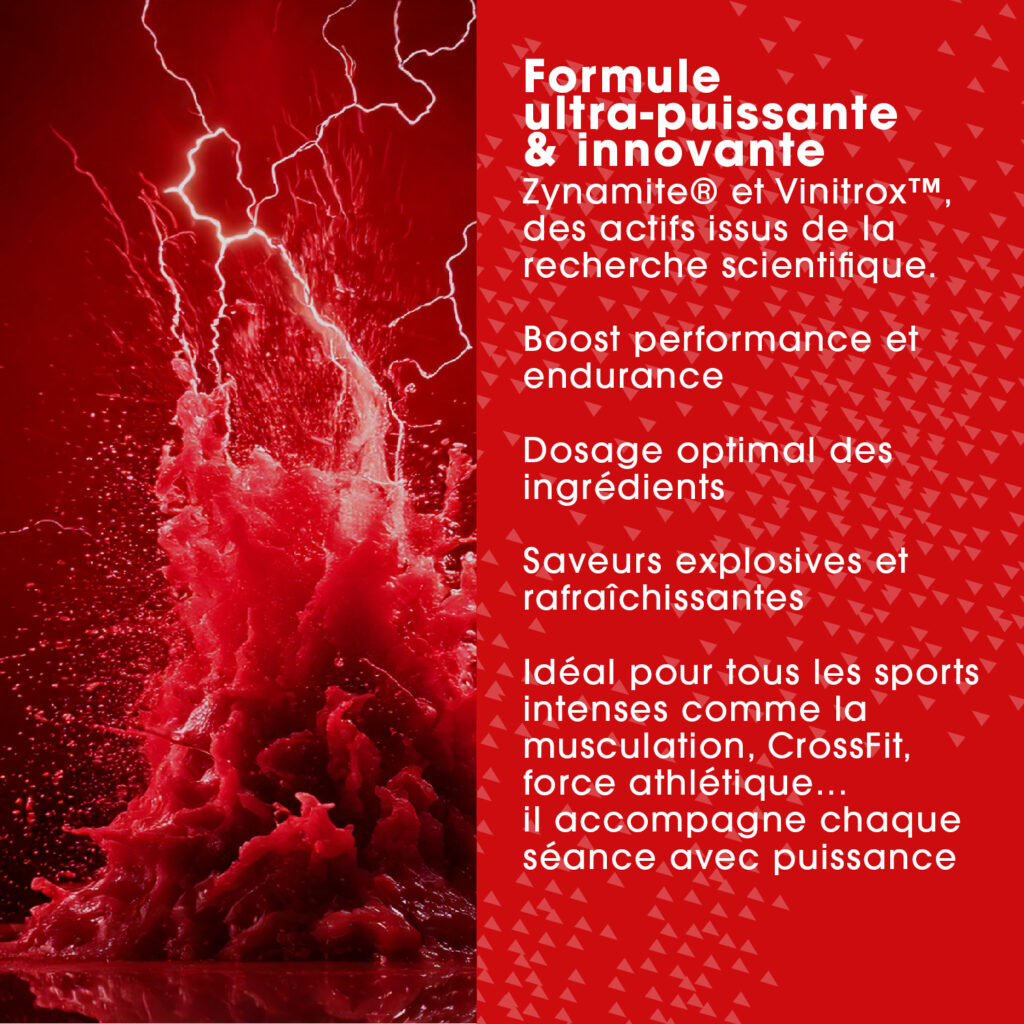 Sport Diet Red Fuel Pré Workout fomrule ultra-puissante et innovante