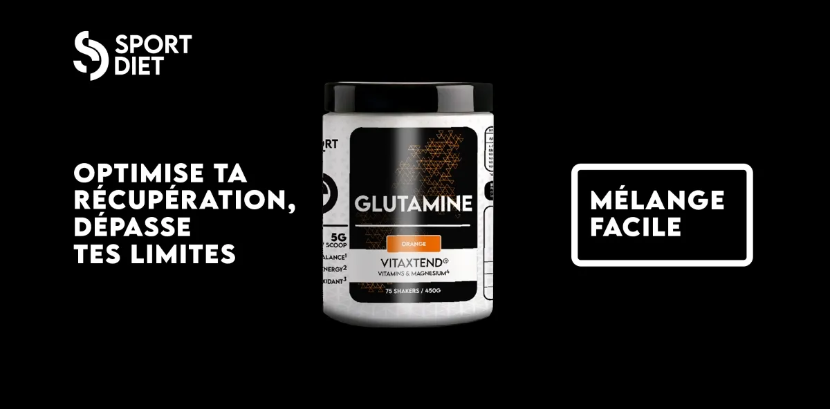Sport Diet Glutamine VitaXtend se mélange facilement